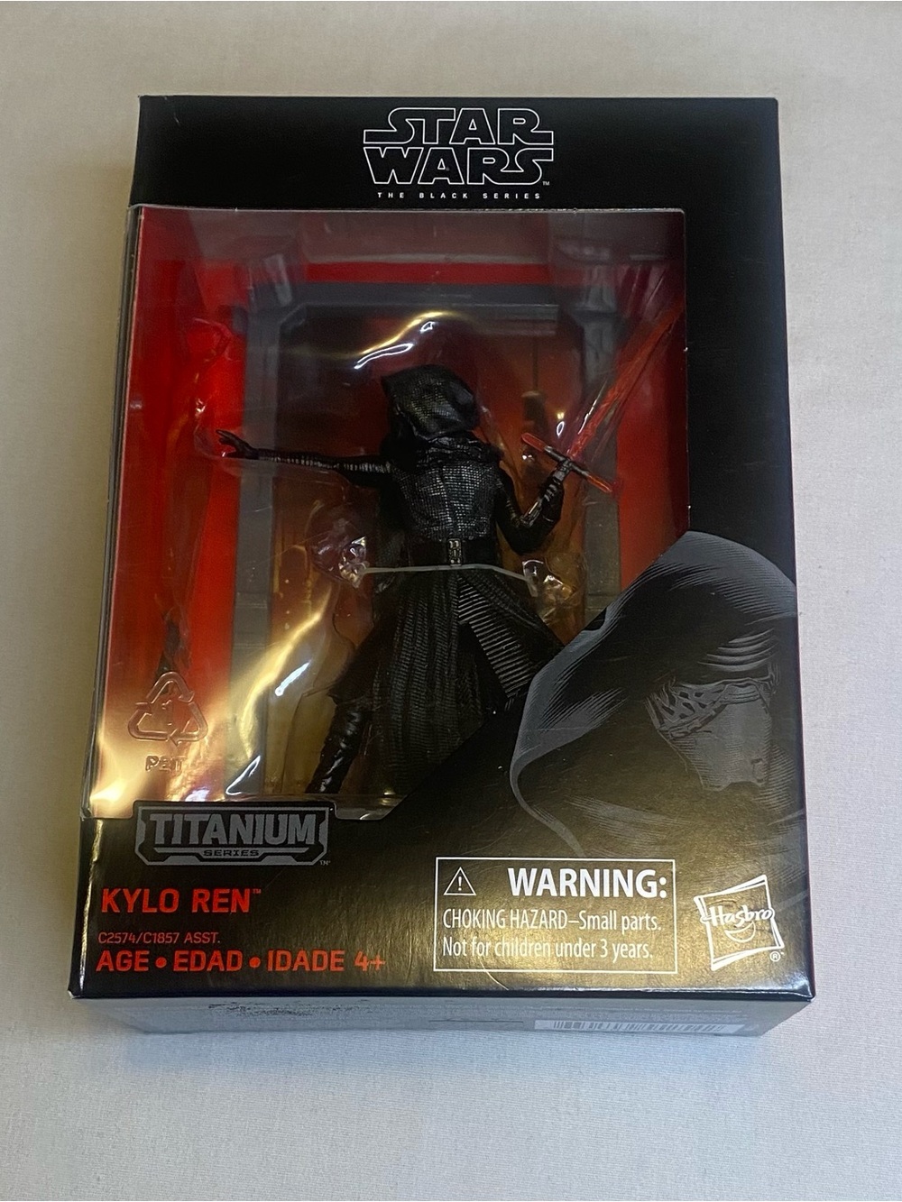 STAR WARS VII THE BLACK SERIES TITANIUM SERIES 3.75-INCH KYLO
REN FIGURE